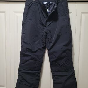 Lands' End Squall Black Snow Pants Outerwear